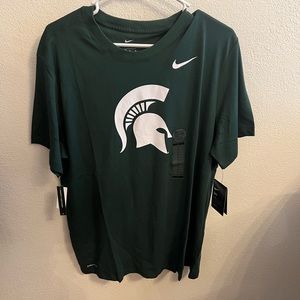 Michigan State Dri-fit cotton shirt
